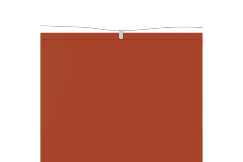Markis vertikal terrakotta 250x270 cm oxfordtyg - Röd - Utemöbler & utemiljö - Solskydd - Markiser