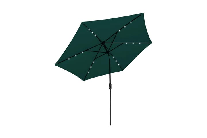LED Frihängande parasoll 3 m grönt - Grön - Utemöbler & utemiljö - Solskydd - Parasoll - Hängparasoll