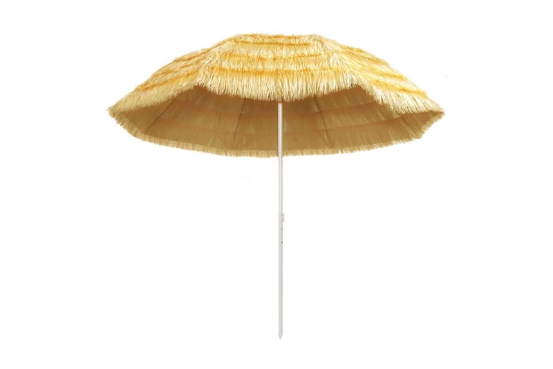 Strandparasoll 300 cm Hawaii-stil naturlig - Brun - Utemöbler & utemiljö - Solskydd - Parasoll - Strandparasoll
