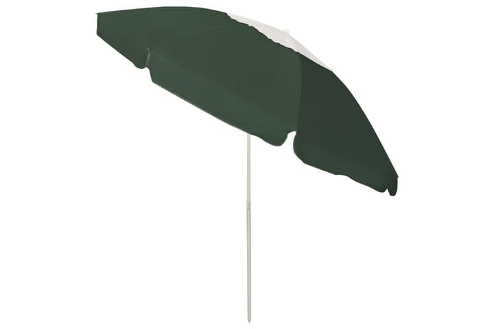 Strandparasoll grön 240 cm - Grön - Utemöbler & utemiljö - Solskydd - Parasoll - Strandparasoll