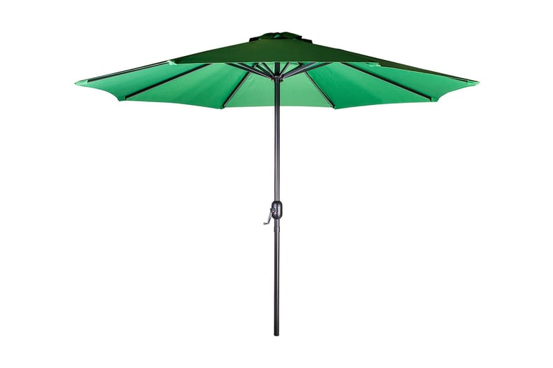 Parasoll BAHAMA D27m med vev färg: silver/grönt - Utemöbler & utemiljö - Solskydd - Parasoll