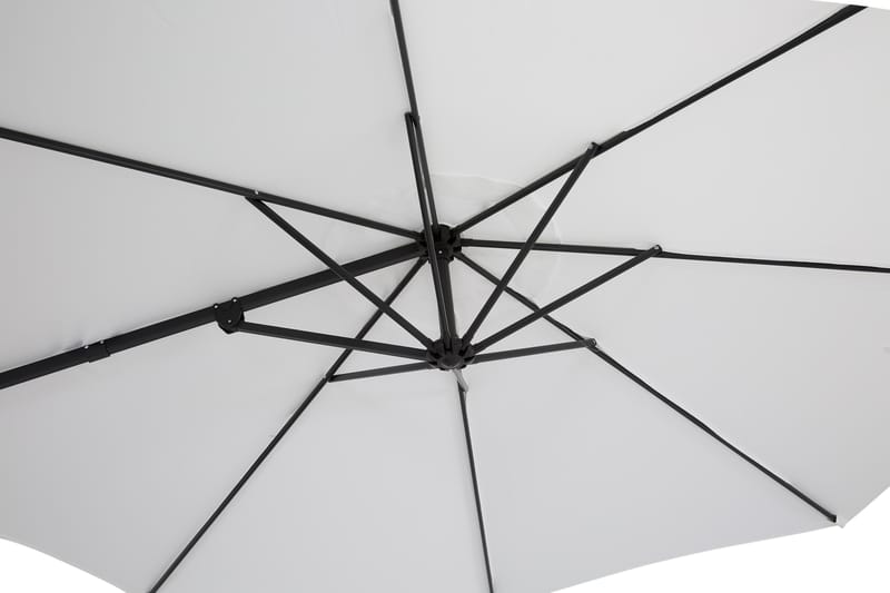 Parasoll Vienna 300 cm - Vit/grå - Utemöbler & utemiljö - Solskydd - Parasoll