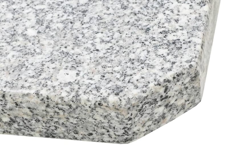 Parasoll viktplatta granit 25 kg kvadratisk grå - Grå - Utemöbler & utemiljö - Solskydd - Parasoll