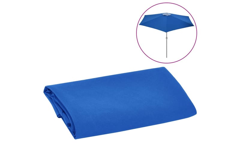 Reservtyg för parasoll azurblå 300 cm - Utemöbler - Solskydd - Parasoller