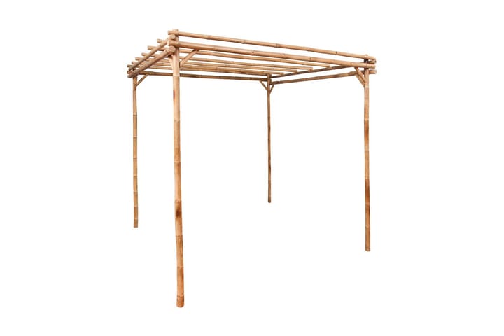 Pergola bambu 170x170x220 cm - Brun - Utemöbler & utemiljö - Utestol & trädgårdsstol - Solsäng & solvagn