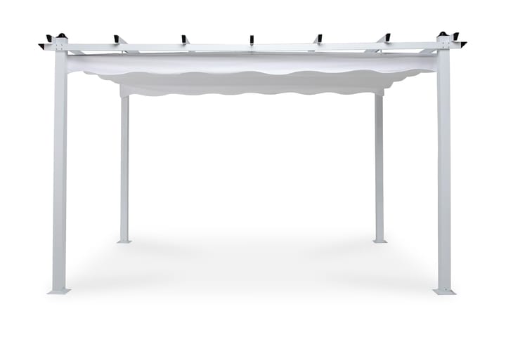 Pergola med Hopfällbart Tak - 2,95x3,95m - Möbler - Bord & matgrupp - Soffbord
