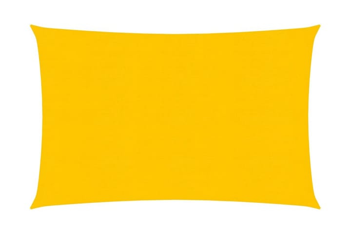 Solsegel 160 g/m² gul 3x5 m HDPE - Gul - Utemöbler & utemiljö - Solskydd - Solsegel