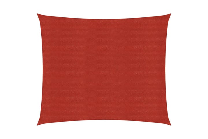 Solsegel 160 g/m² röd 4,5x4,5 m HDPE - Röd - Utemöbler & utemiljö - Solskydd - Solsegel
