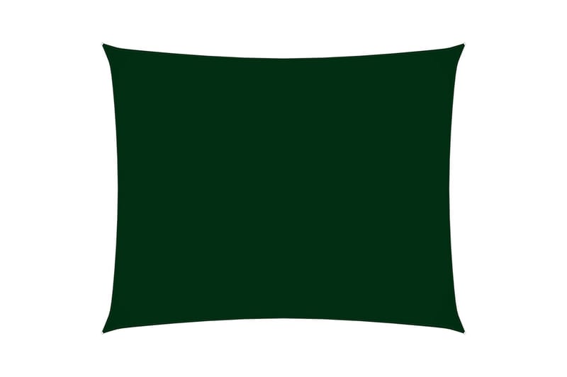 Solsegel oxfordtyg rektangulärt 2,5x3,5 m mörkgrön - Grön - Utemöbler & utemiljö - Solskydd - Solsegel