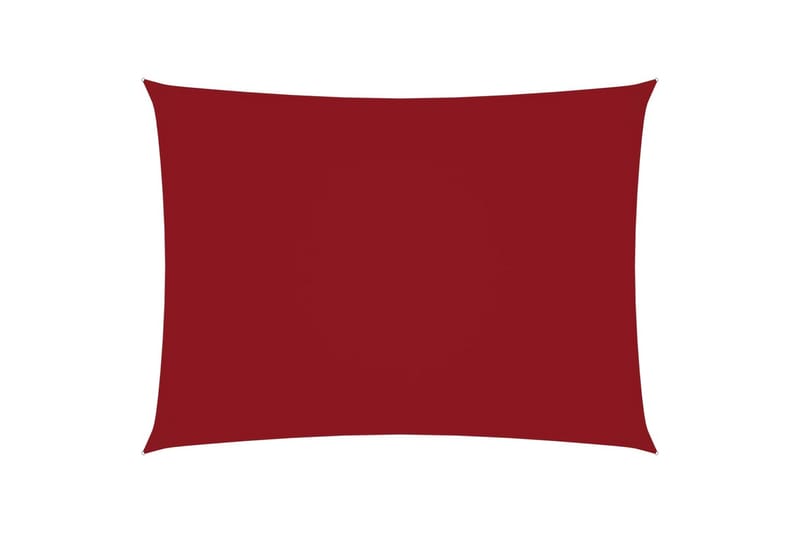 Solsegel oxfordtyg rektangulärt 2,5x4 m röd - Röd - Utemöbler - Solskydd - Solsegel