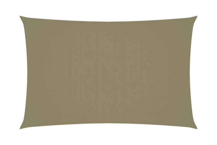 Solsegel oxfordtyg rektangulärt 2,5x5 m beige - Beige - Utemöbler & utemiljö - Solskydd - Solsegel