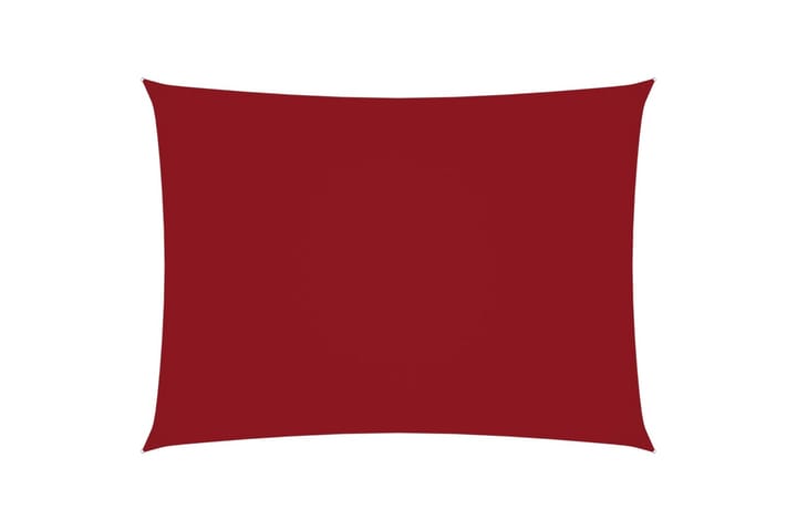 Solsegel oxfordtyg rektangulärt 4x6 m röd - Röd - Utemöbler - Solskydd - Solsegel
