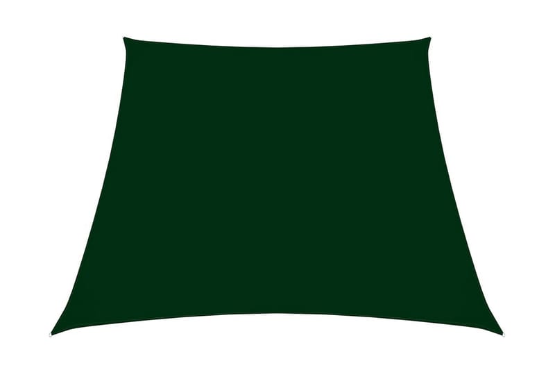 Solsegel oxfordtyg trapets 3/4x3 m mörkgrön - Grön - Utemöbler & utemiljö - Solskydd - Solsegel