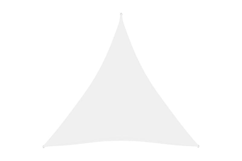 Solsegel oxfordtyg trekantigt 3,6x3,6x3,6 m vit - Vit - Utemöbler & utemiljö - Solskydd - Solsegel