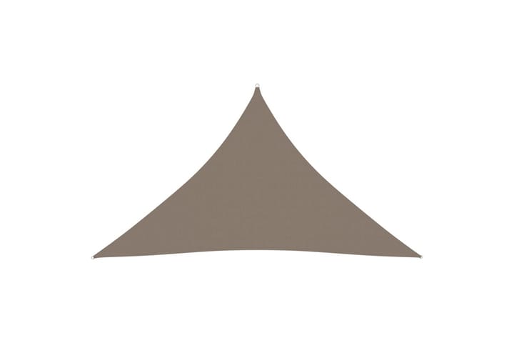 Solsegel oxfordtyg trekantigt 3x3x4,24 m taupe - Taupe - Utemöbler & utemiljö - Solskydd - Solsegel