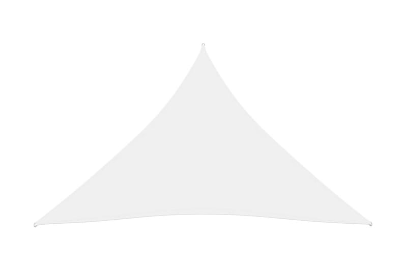 Solsegel Oxfordtyg trekantigt 4x5x5 m vit - Vit - Utemöbler & utemiljö - Solskydd - Solsegel