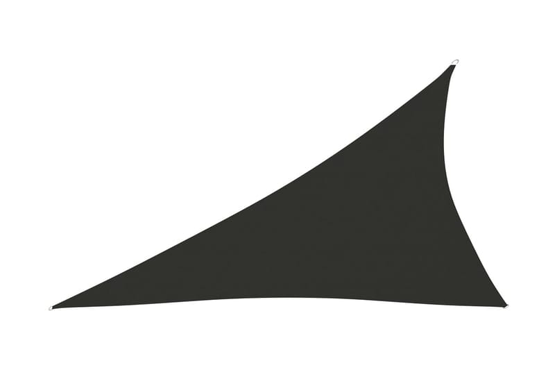 Solsegel oxfordtyg trekantigt 4x5x6,4 m antracit - Grå - Utemöbler & utemiljö - Solskydd - Solsegel