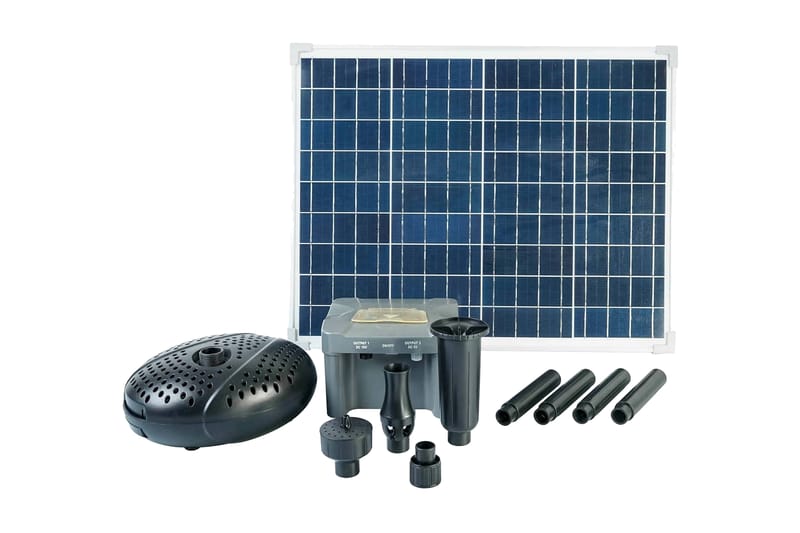 Ubbink SolarMax 2500 set med solpanel, pump och batteri - Utemöbler & utemiljö - Trädgårdsdekoration & utemiljö - Damm & fontän