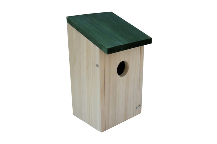 Fågelholkar 8 st trä 12x12x22 cm - Beige - Utemöbler & utemiljö - Trädgårdsdekoration & utemiljö - Fågelmatare & fågelholk