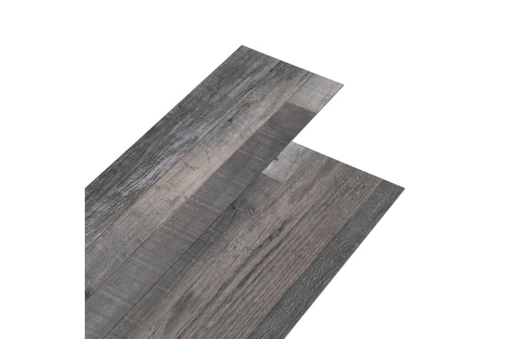 Golvbrädor PVC 4,46 m² 3 mm industriellt trä - Grå - Utemöbler & utemiljö - Trädgårdsdekoration & utemiljö - Trall
