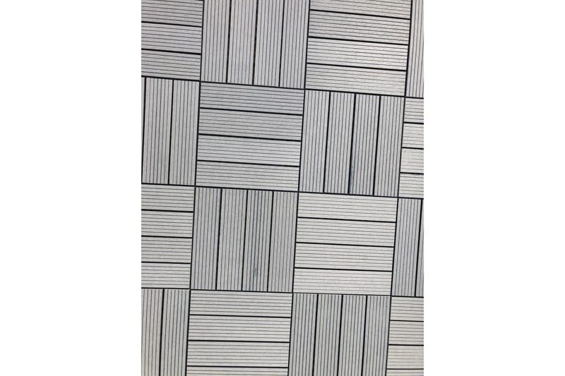 PLUS Trall Plattor 30×30 cm (4 Pack - 0,36 M²) - Grå - Utemöbler & utemiljö - Balkong & altan - Balkonggolv - Trall balkong