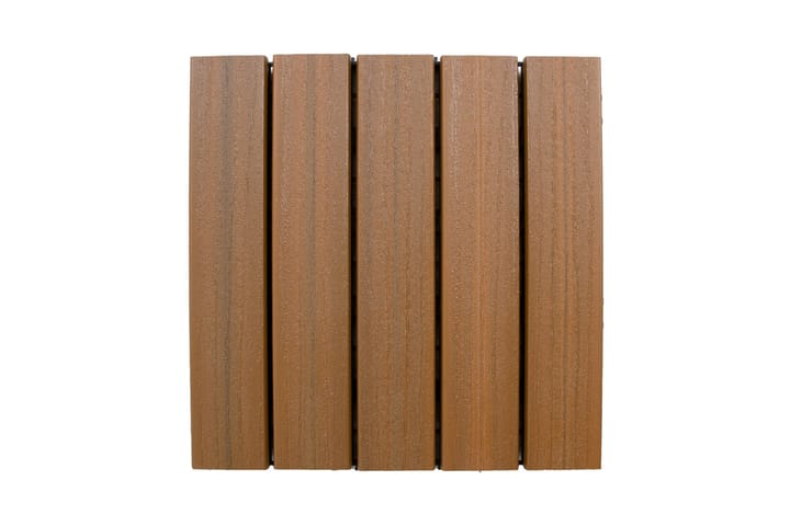 Terassplatta 30x30x2,2 cm Brun - Utemöbler & utemiljö - Balkong & altan - Balkonggolv - Trall balkong