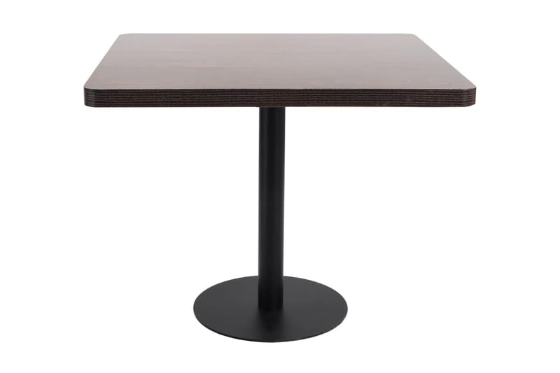 Bistrobord mörkbrun 80X80 cm MDF - Brun - Utemöbler & utemiljö - Utebord & trädgårdsbord - Cafébord
