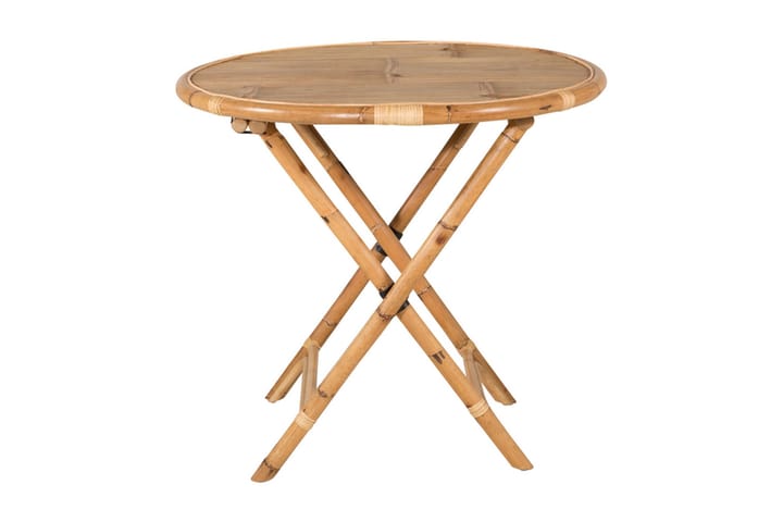 Cafébord Carrien Runt 80 cm Bambu - Utemöbler & utemiljö - Utebord & trädgårdsbord - Cafébord