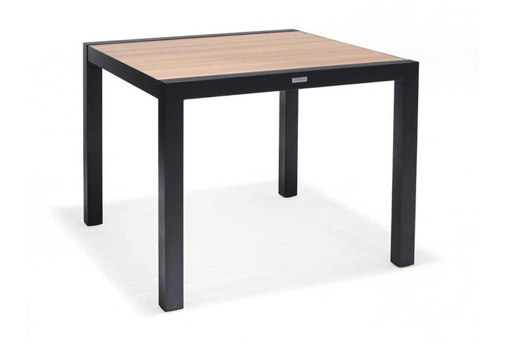 Cafébord Panama 92 cm - Svart/Gul - Utemöbler & utemiljö - Utebord & trädgårdsbord - Matbord utomhus