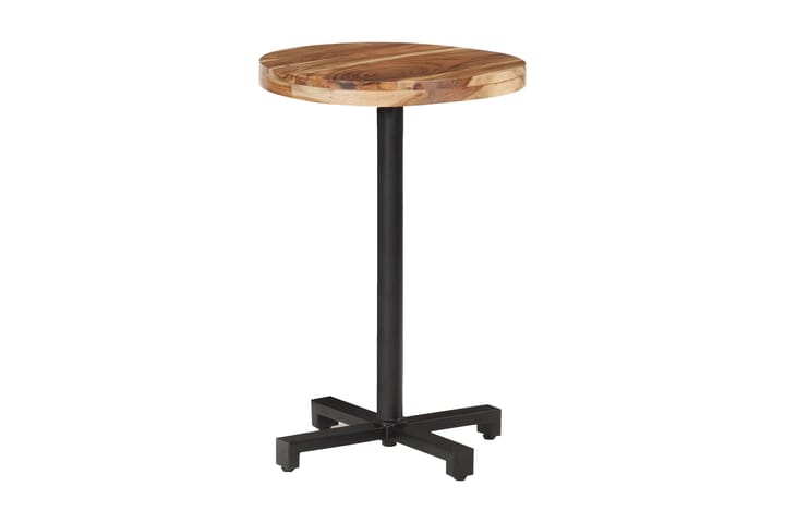 Cafébord runt Ã˜50x75 cm massivt akaciaträ - Brun - Utemöbler & utemiljö - Utebord & trädgårdsbord - Matbord utomhus
