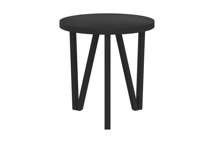 Tebord svart Ã˜35 cm MDF - Svart - Utemöbler & utemiljö - Utebord & trädgårdsbord - Cafébord