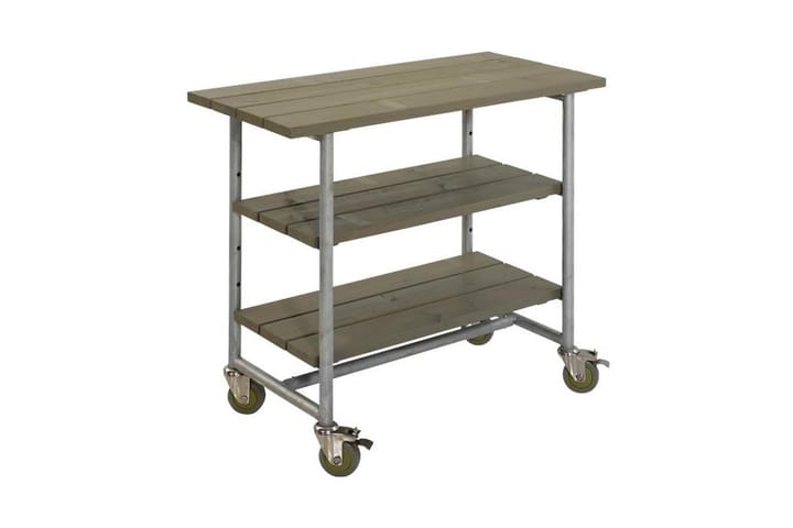 PLUS Urban Grillbord med 2 Hyllor - Gråbrun - Utemöbler & utemiljö - Utebord & trädgårdsbord - Grillvagn & grillbord utomhus