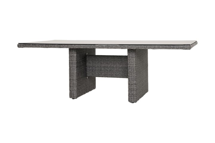 Comfort Rocking Matbord 220x100 cm - Grå - Utemöbler & utemiljö - Utebord & trädgårdsbord - Matbord utomhus