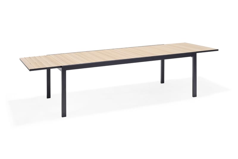 Förlängningsbart Matbord Panama 211 cm - Svart/Gul - Utemöbler & utemiljö - Utebord & trädgårdsbord - Matbord utomhus