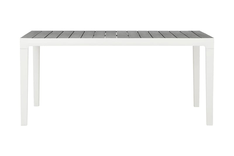 Matbord Agadir 160 cm - Grå|Vit - Utemöbler & utemiljö - Utebord & trädgårdsbord - Matbord utomhus