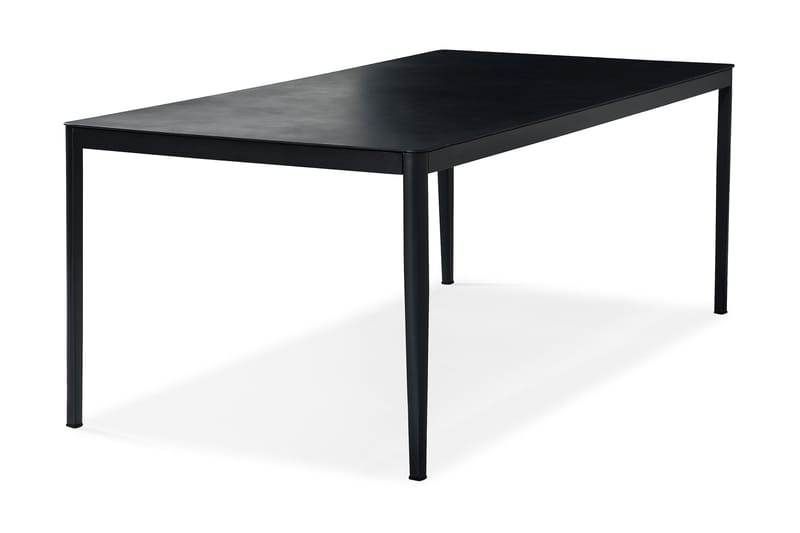 Matbord Alex 200x100 cm - Svart/Grå stenlook - Utemöbler & utemiljö - Utebord & trädgårdsbord - Matbord utomhus