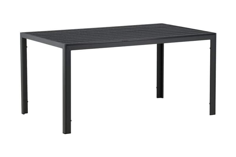 Matbord Break 150 cm Svart - Venture Home - Utemöbler & utemiljö - Utebord & trädgårdsbord - Matbord utomhus