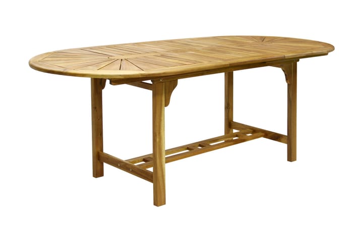 Matbord Finlay Förlängningsbart 153-195x75 cm Ovalt - Akacia - Utemöbler & utemiljö - Utebord & trädgårdsbord - Matbord utomhus