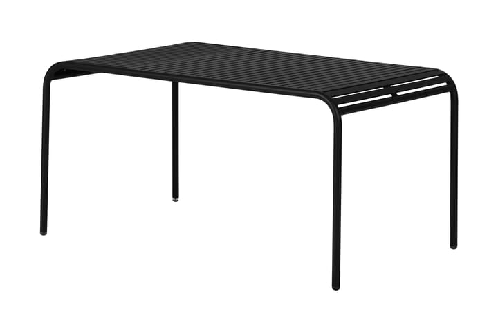 Matbord Gardeno 150x90 cm - Svart - Utemöbler & utemiljö - Utebord & trädgårdsbord - Matbord utomhus