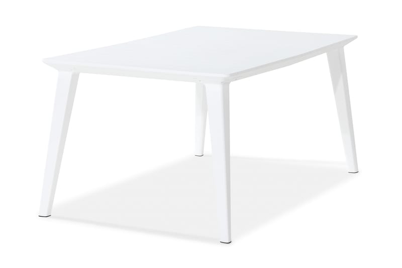 Matbord Lima 160 cm - Vit - Utemöbler & utemiljö - Utebord & trädgårdsbord - Matbord utomhus