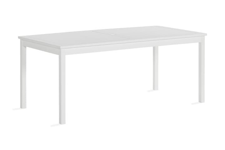 Matbord Oaxen 180 cm Vit/Akacia - KWA - Utemöbler & utemiljö - Utebord & trädgårdsbord - Matbord utomhus