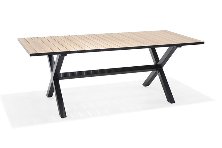 Matbord Panama 200 cm - Svart/Gul - Utemöbler & utemiljö - Utebord & trädgårdsbord - Matbord utomhus