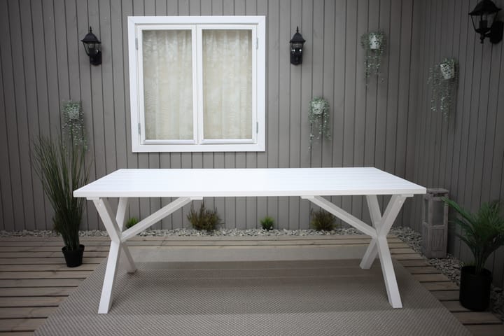 Matbord Scottsdale 150x77 cm Vit - KWA - Utemöbler & utemiljö - Utebord & trädgårdsbord - Matbord utomhus