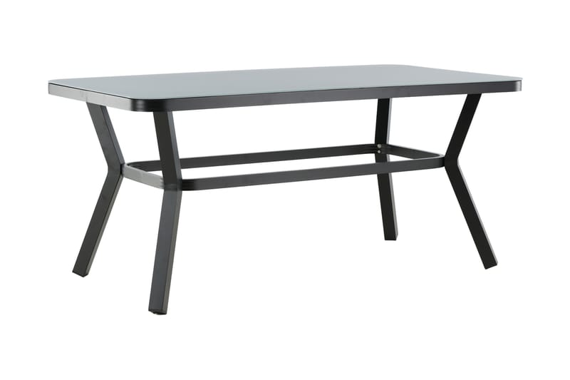 Matbord Vanja 160 cm - Svart/Grå - Utemöbler & utemiljö - Utegrupp - Matgrupp utomhus
