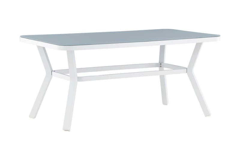 Matbord Vanja 160 cm Vit/Grå - Utemöbler & utemiljö - Utegrupp - Matgrupp utomhus