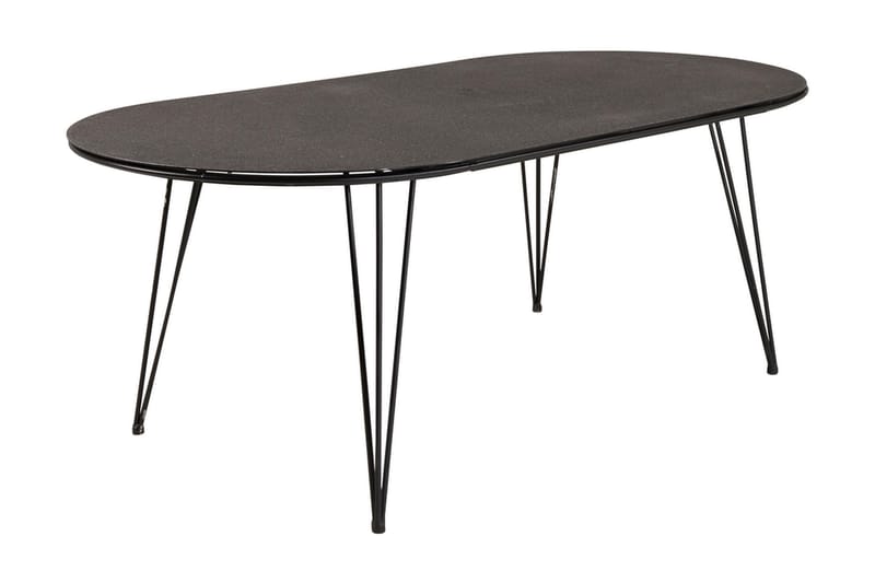 Matbord Viggo 200 cm - Grå/Svart - Utemöbler & utemiljö - Utegrupp - Matgrupp utomhus