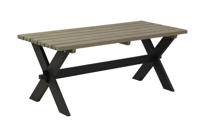 PLUS Nostalgi Plankbord 177x76x72 cm - Svart/Gråbrun - Utemöbler & utemiljö - Utebord & trädgårdsbord - Matbord utomhus