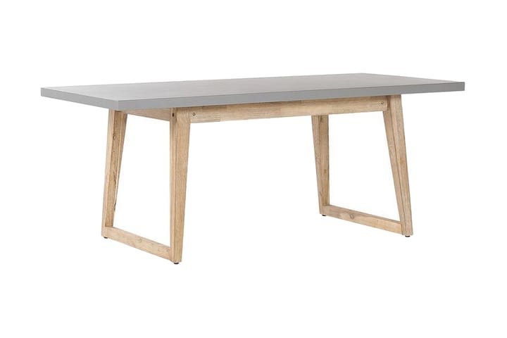 Trädgårdsbord grå 180 x 90 cm ORIA - Grå - Utemöbler & utemiljö - Utebord & trädgårdsbord - Matbord utomhus