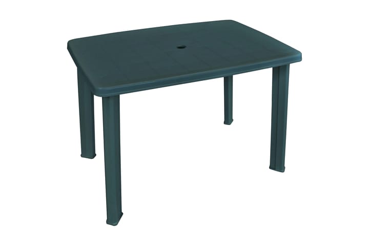 Trädgårdsbord grön 101x68x72 cm plast - Grön - Utemöbler & utemiljö - Utebord & trädgårdsbord - Matbord utomhus