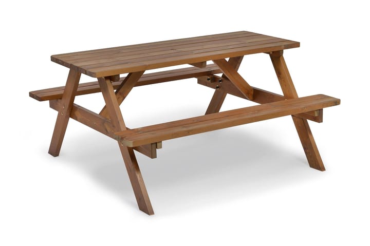 A-Modell Picnic Brun - Brun - Utemöbler & utemiljö - Utebord & trädgårdsbord - Picknickbord